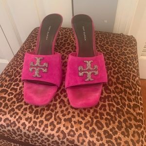 Tory Burch open toe mules